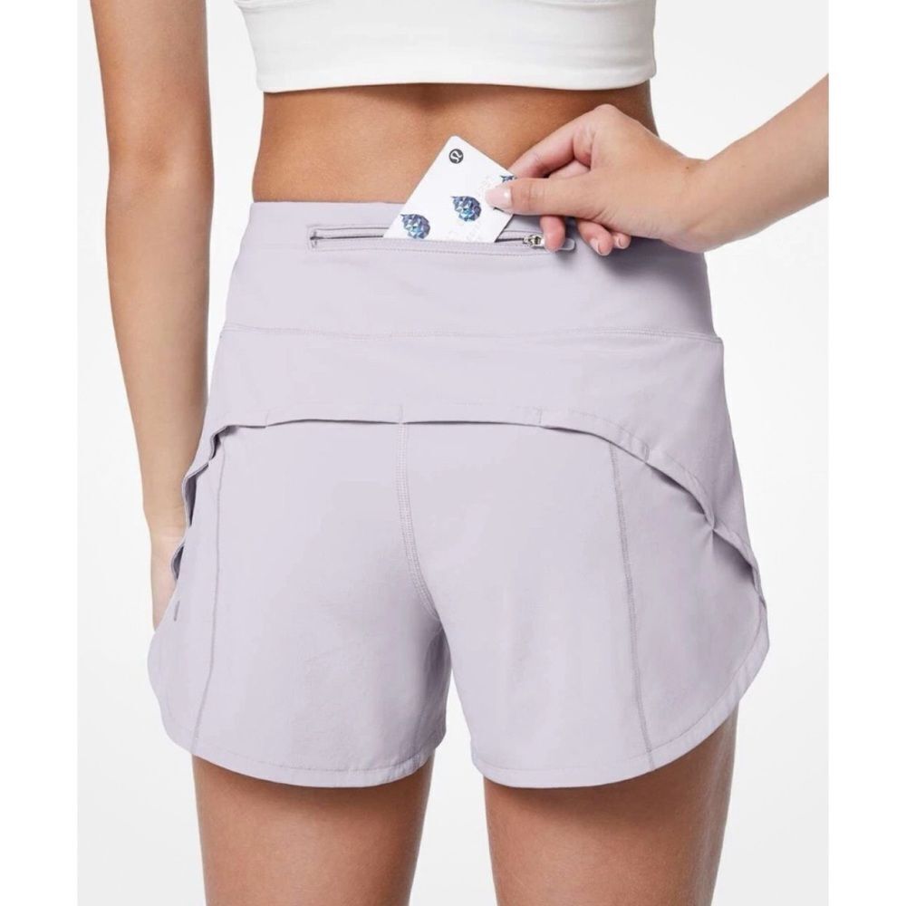 Lululemon Speed Up Short *3.5" in Silver Lilac Size 8